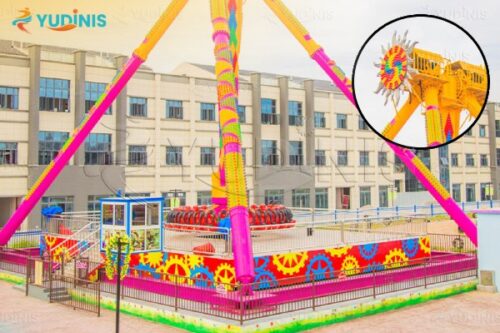 Atracción de parque al aire libre con péndulo gigante de 23 assentos