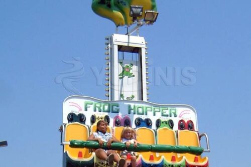 Atracciones del parque de atracciones Frog Hopper de 6 plazas para niños