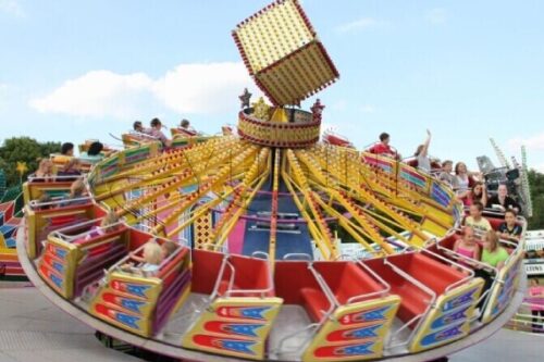 juego mecanico trabant clásico de 36 plazas para parque de atracciones