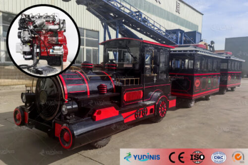 tren diésel personalizado sin vías con 40 Praças